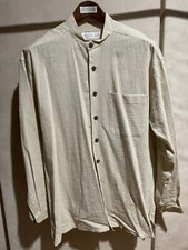 R P SPORT SHIRT / PURE LINEN / NEW / MEDIUM - LARGE / MADE IN USA