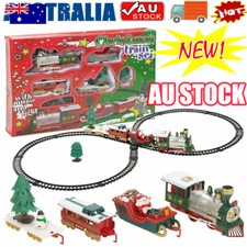 Toy Train Set Christmas Train Set Railway Tracks Battery Operated Toys Xmas GiZV