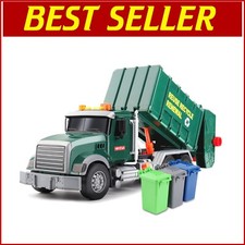 ASTM Approved Large Garbage Truck Toy with Colorful Trash Cans - Safe for Kids