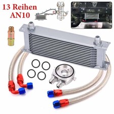 13 Reihen Ölkühler Set Ölkühler Kit Schläuche AN10 Universal Zusatz Ölkühler Kit