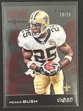 2015 Clear Vision Reggie Bush Red Rookie Revision #92 SSP /25 Saints 🔥🔥🔥