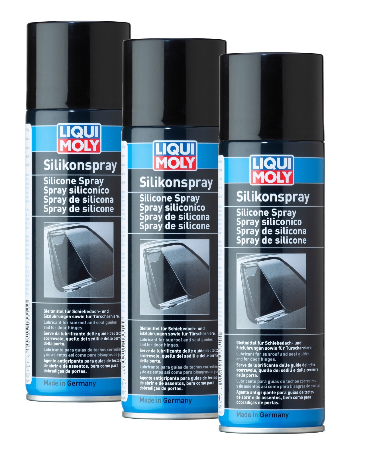 LIQUI MOLY Silicone Spray 300ml Protects And Lubricates 3310 3 Units