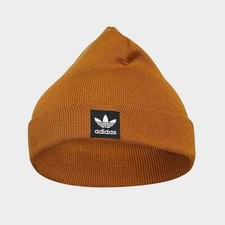 BRAND NEW WITH TAGS UNISEX ADIDAS ORIGINALS GROVE BEANIE HAT DARK YELLOW