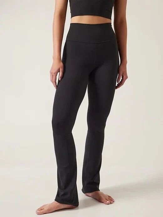 Athleta XS Transcend Slim Pant, Black SOFT Barely-There Yoga Workout Pants  NEW