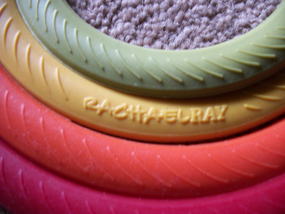 Rachael Ray Set of Silicone Circle Trivets 7" eBay