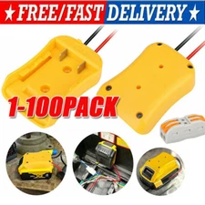 Power Connector DIY Battery Adapter Holder Dock For DeWalt 18V/20V Max Battery