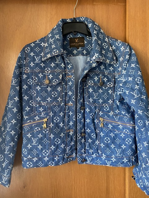 Louis vuitton Vintage denim jacket women | eBay