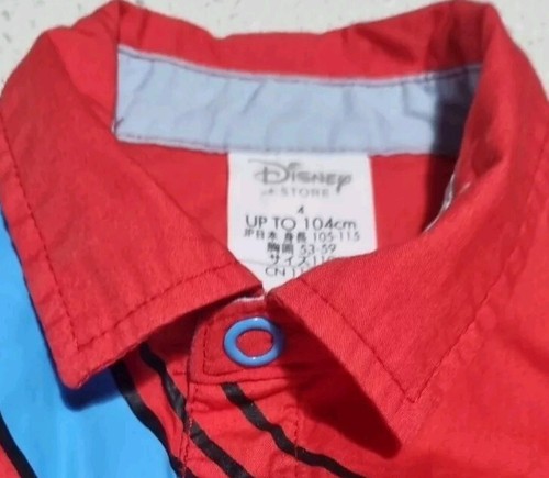 Disney Store Cars Lighting McQueen Pit Crew Shirt - Age 4 Years 104cm - Picture 2 of 12