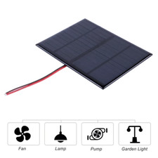 3W 12V Mini Small Solar Panel 0-125MA DIY Polysilicon Solar Epoxy Cell Charger w
