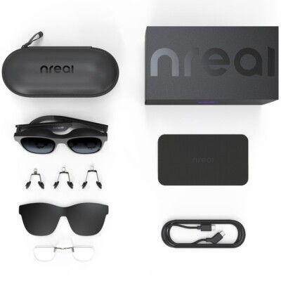 Nreal Air AR Smart Glasses (Black) - 2022 Model, Ships From Japan