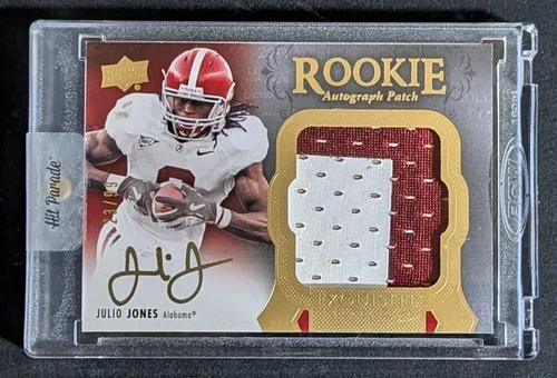 2011 Exquisite Collection #154 Julio Jones Rookie Patch Auto RC RPA /99 
