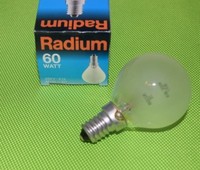 Radium Tropfenlampe 60W E14 Matt GlüHbirne GlüHlampe (908)