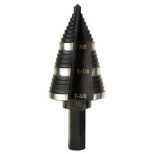 Klein Tools 1.375 in. High Speed Steel Double Flute Step Drill Bit Model KTSB1