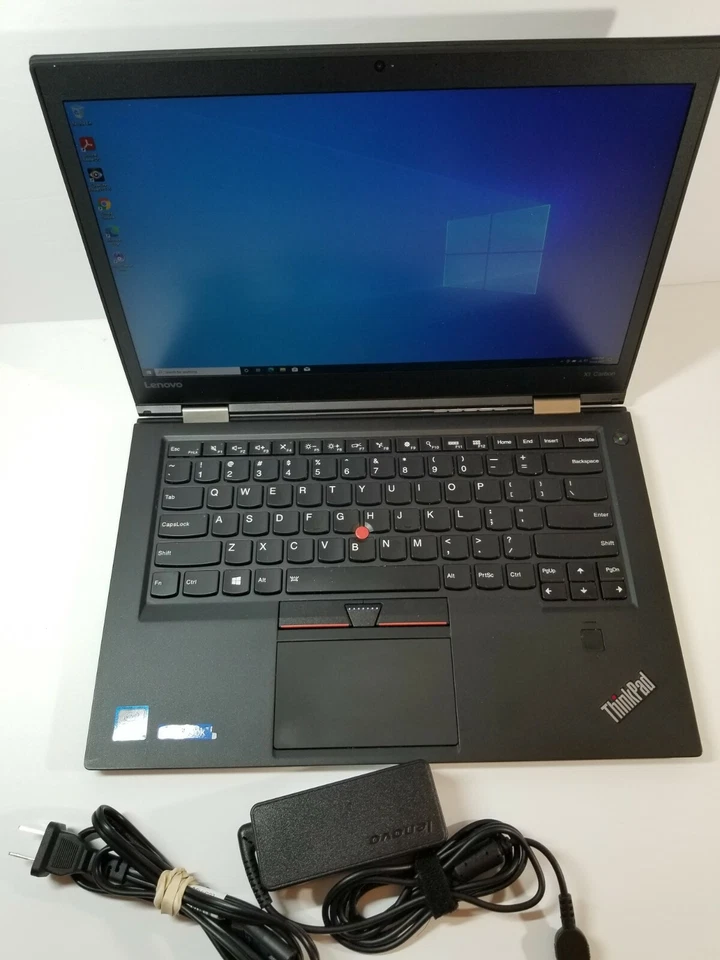 联想 ThinkPad X1 Carbon 第 4 代 14" i7-6600U 8GB RAM 128GB 固态硬盘 Windows 10 ** — 第 4/4 张图片