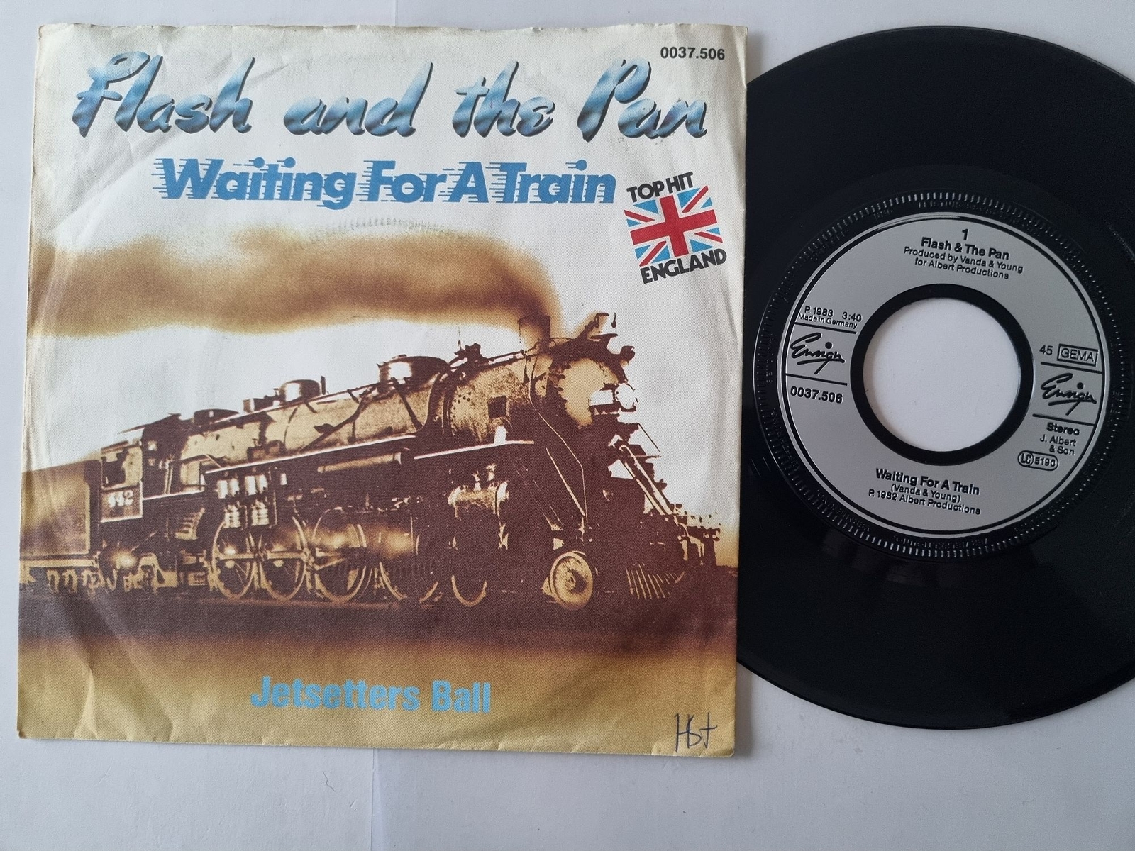 Flash & The Pan - Waiting for a train 7'' Vinyl Germany
