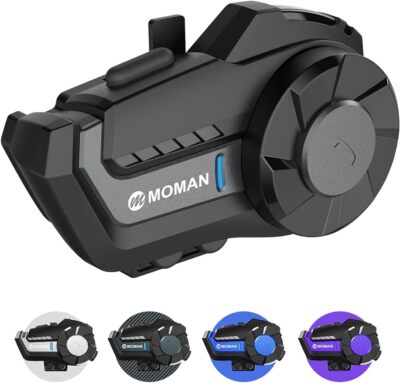 Moman H2 Motorradhelm Headset kabelloses Kommunikationssystem Einzelpackung