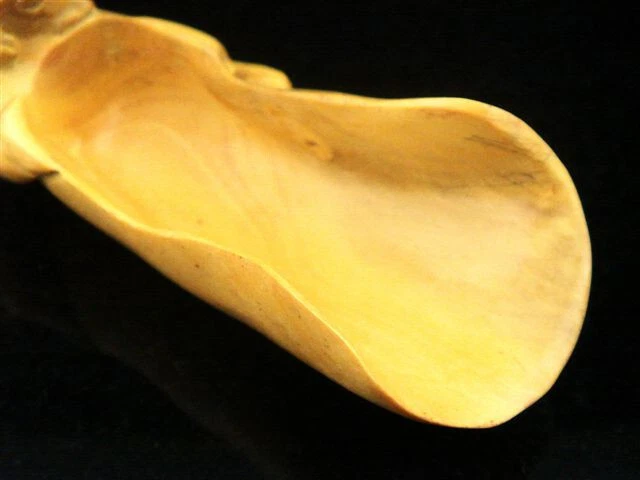 Cuchara de té/café artesanal de boj mango de cabra animal del zodiaco #01051901 Foto 4 de 4