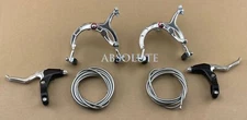 ALTALINE BMX ALL SILVER FRONT & REAR SET Alloy Bike Bicycle Brake Set SILVER
