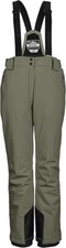 KILLTEC WOMENS SKI SNOW PANTS w DETACHABLE STRAPS WATERPROOF BREATHABLE SIZE 8