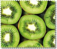 Microfasertuch Mit SchöNem Kiwi - Motiv | Brillenputztuch 17,5 X 15,3 Cm