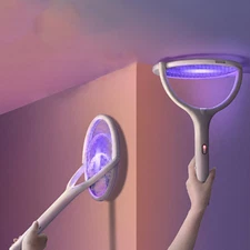 5 In1 Electric Rechargeable Electric Mosquito Swatter Killer Lamp Bug Zapper