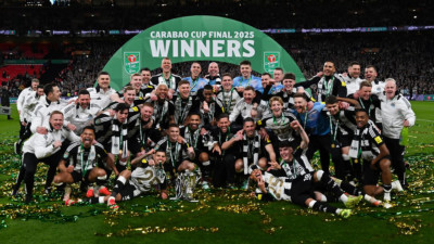 Newcastle United 2025 Carabao Cup Winners Poster Eddie Howe Print A3!!