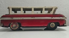 VINTAGE AIRPORT LIMOUSINE 60's BUS CAR TIN TOY FRICTION CHINA MF 992 OLD RARE