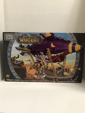 Mega Bloks World of Warcraft GOBLIN ZEPPELIN Set 310 pc #91014 New in Box 2012