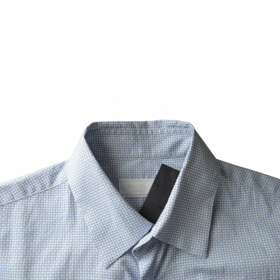 Camisa de vestir de manga larga multicolor de Prada para hombre EE. UU. 14,5 15,75 16 17 Foto 3 de 3