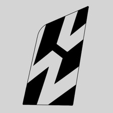 VW Transporter T5, T5.1, Fuel Flap, Vinyl Decal, 235mm (Choice of Colours)