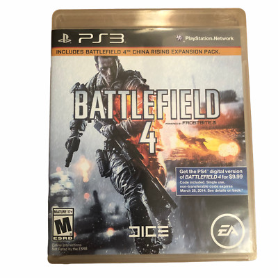 EA Battlefield 4 Limited Edition Rated M PC DVD-ROM 2013 EA Shooter China Rising