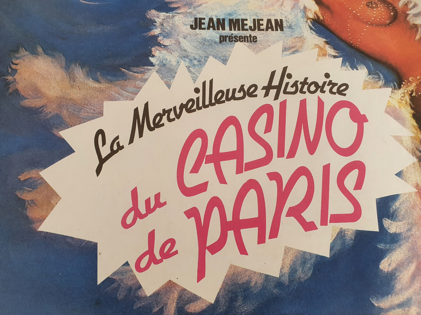 CASINO DE PARIS - ORIGINAL POSTER - JEAN MEJEAN - AFFICHE ORIGINALE- 80'S - RARE image 5