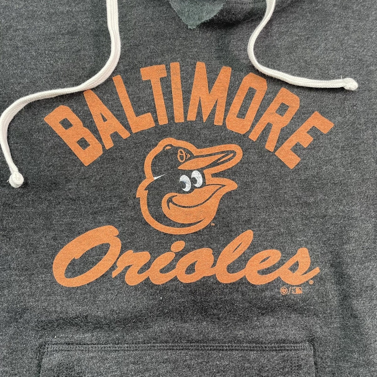 NWT $75 Women's S '47 Brand Baltimore Orioles Hoodie Sweatshirt