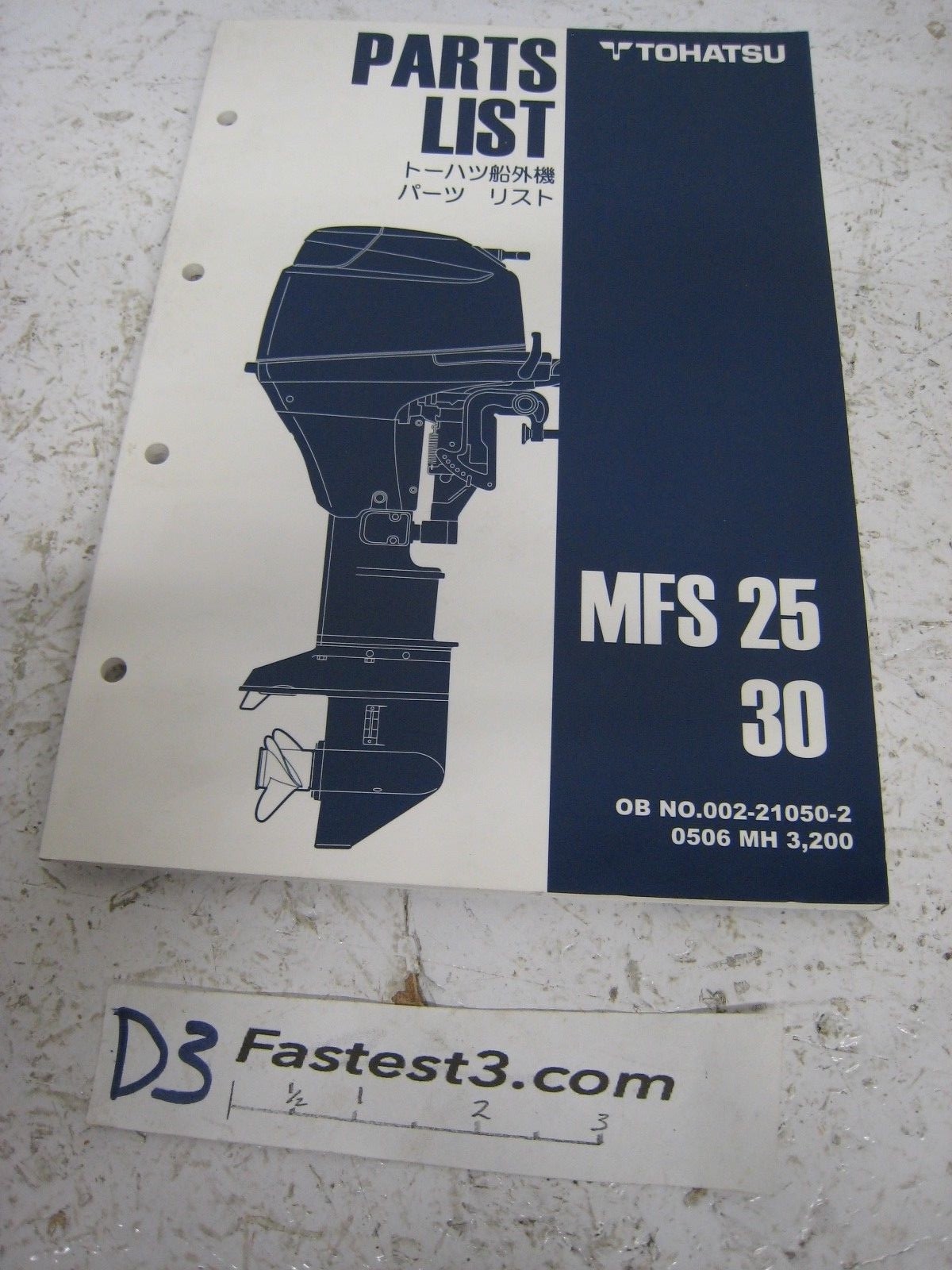 TOHATSU PARTS LIST MFS 25 30 eBay