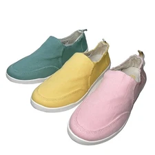 Vionic Canvas Sneakers Beach Malibu Slip On Casual Comfort Shoes Orthotic Insole