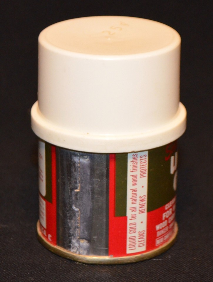 VINTAGE 1970's SCOTT'S LIQUID GOLD CLEANER PRESERVATIVE WOOD PANEL 2 OZ