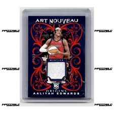 2024 Panini Origins WNBA - Art Nouveau #AN-AEW Aaliyah Edwards Rookie Patch /49