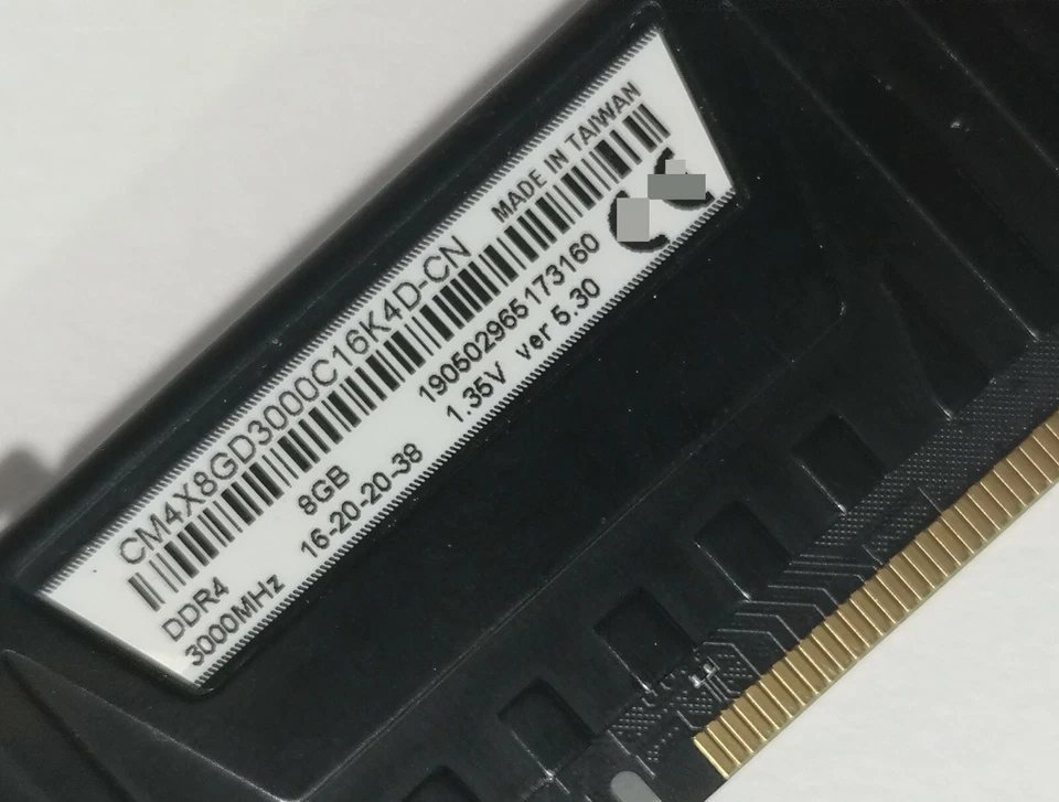 Corsair 8GB DDR4 3000 Desktop DIMM RAM VENGEANCE LPX XMP PC4-24000 288pin - Image 2 of 4