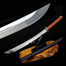 Battle Ready Chinese Kung Fu Sword Wushu Dao 1095 Carbon Steel Blade Broadsword