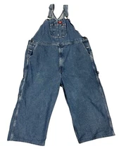 Dickies Blue Denim Carpenter Overalls 46 X 21. Do Not Go By Tag