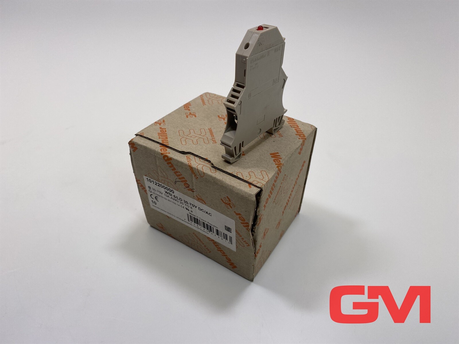 Ve 10 Weidmüller Fuse Terminal Wsi 6/Ld 30-70Vdc/Ac Block 1012200000