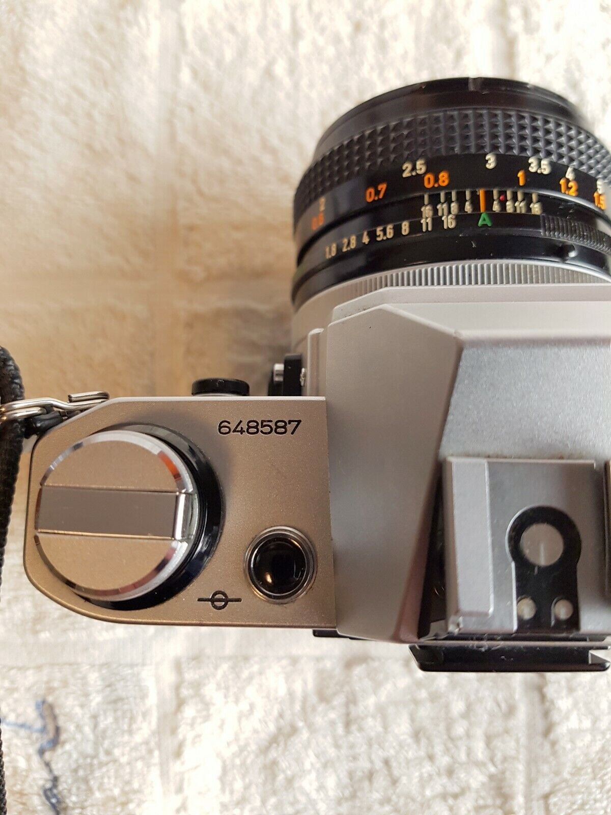 Silver Version Canon AE-1 Camera with Canon FD 50mm f1.8 Lens. | eBay