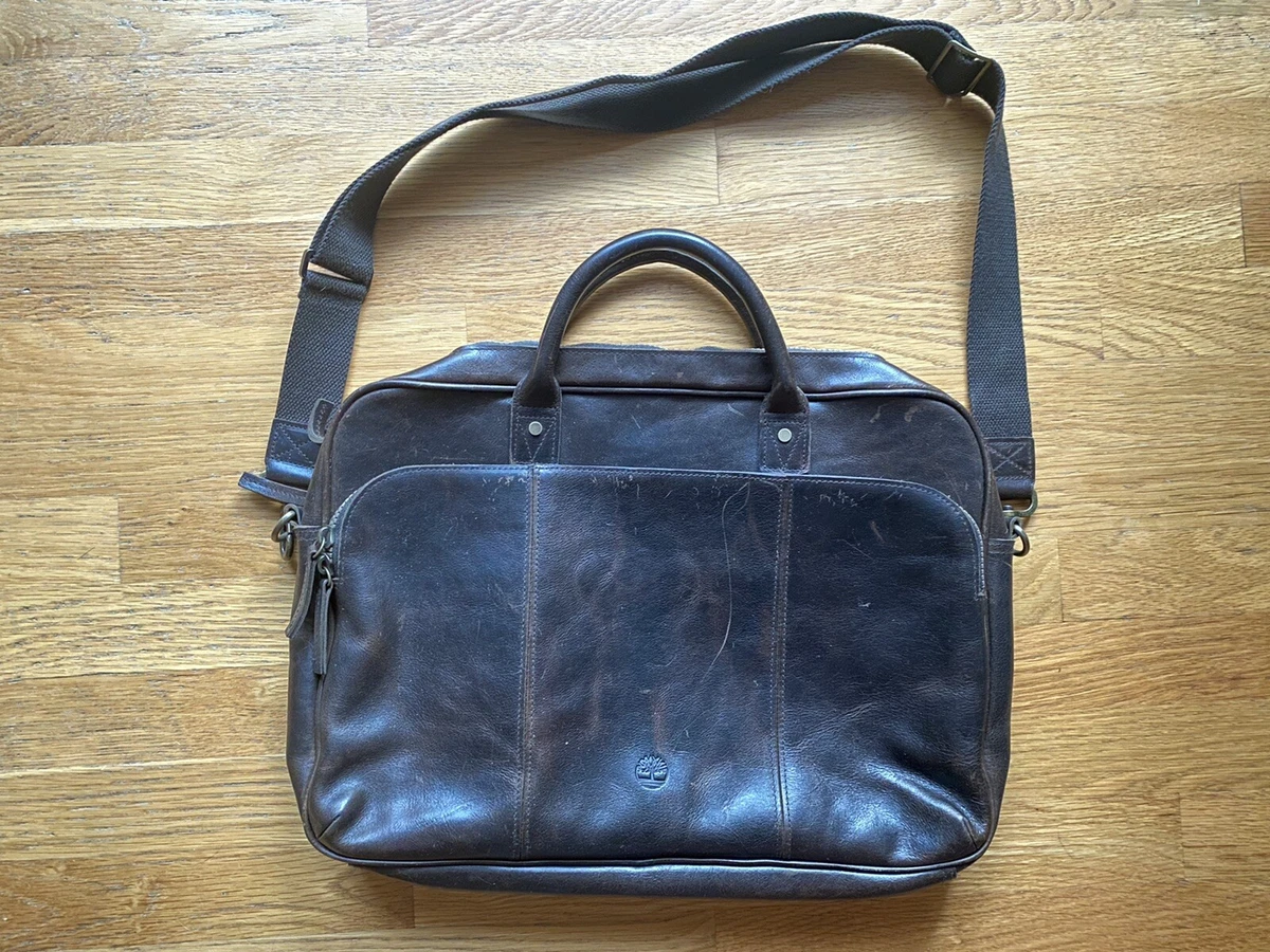 Timberland messenger shop bag leather