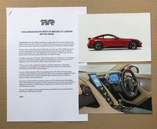 'New' TVR Griffith London Launch Press Photographs + Press Release (May 2018) 