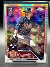 2023 Topps Chrome Update Jared Shuster RC rookie x fractor refractor Braves