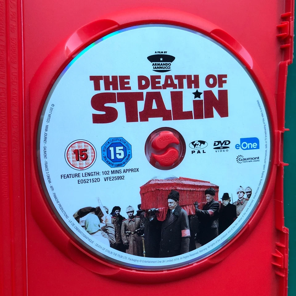 Armando Iannucci THE DEATH OF STALIN British Black Comedy Political Satire DVD - Image 4 of 4
