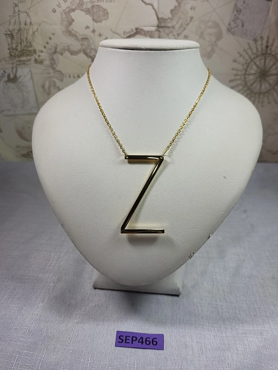 Large alphabet hotsell necklace