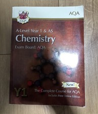 CGP AQA A-Level Chemistry Textbook for Year 1 and AS