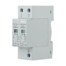Compact Surge Protector 2P SGM8 40 Model Gray Color 420VAC Voltage Range