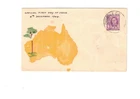 Australia 1944 2d GeoV! on HAND ILLUSTRATED FDC,cds LONSDALE St Vic